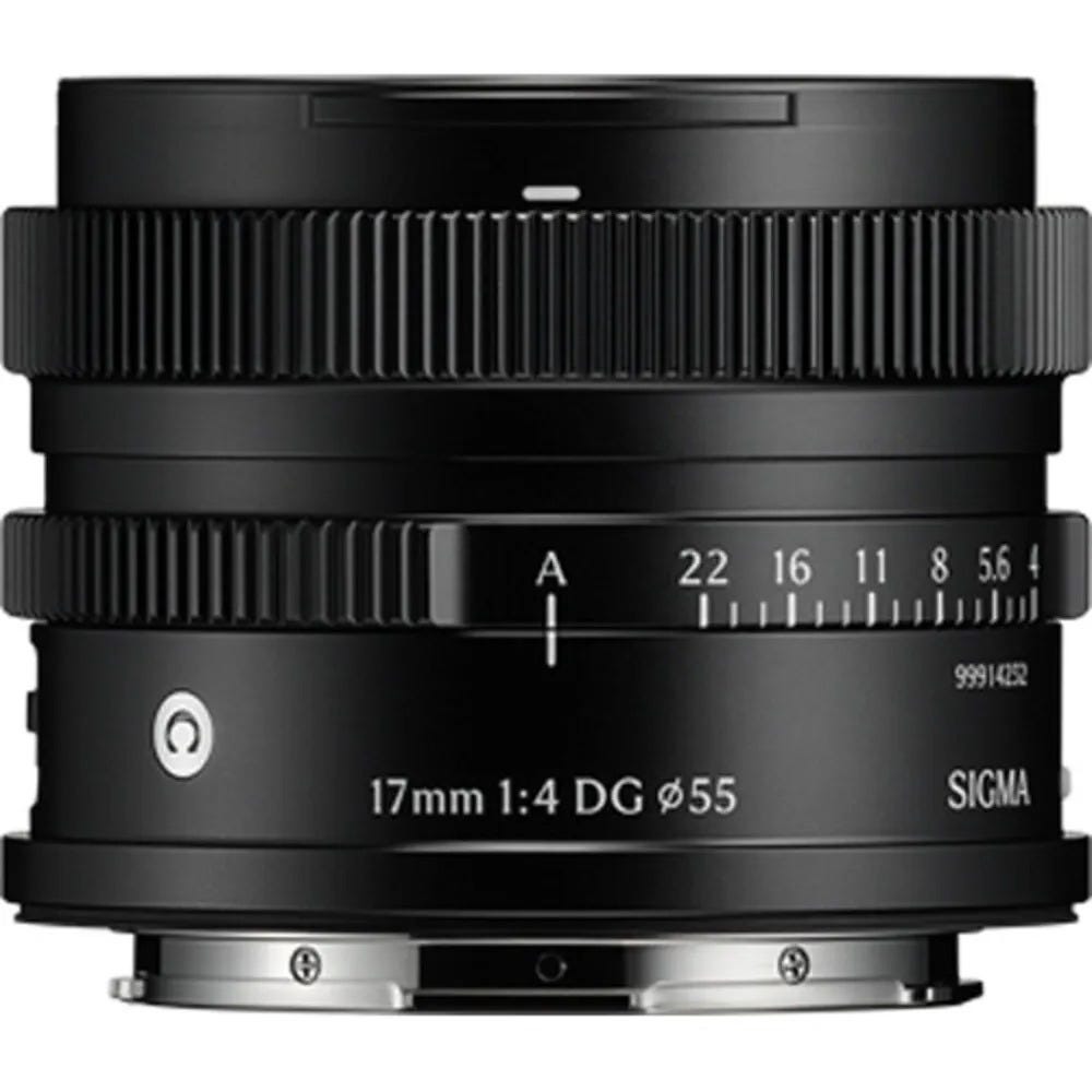 Open Box Sigma 17mm f/4 DG Contemporary Lens - Sony E-Mount Black