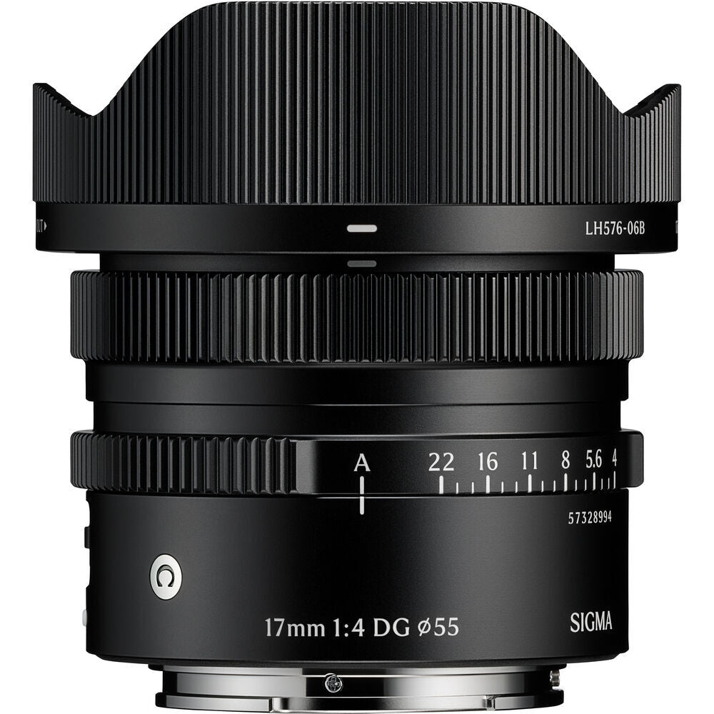 Sigma 17mm f/4 DG Contemporary Lens - Sony E-mount Black