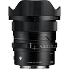 Sigma 20mm f/2 DG Contemporary Lens - Sony E-mount Black
