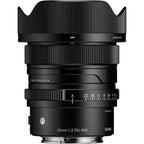 Open Box Sigma 24mm f/2 DG Contemporary Lens Sony E-Mount Black