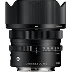Open Box Sigma 24mm f/3.5 DG Contemporary Lens - Sony E-Mount Black