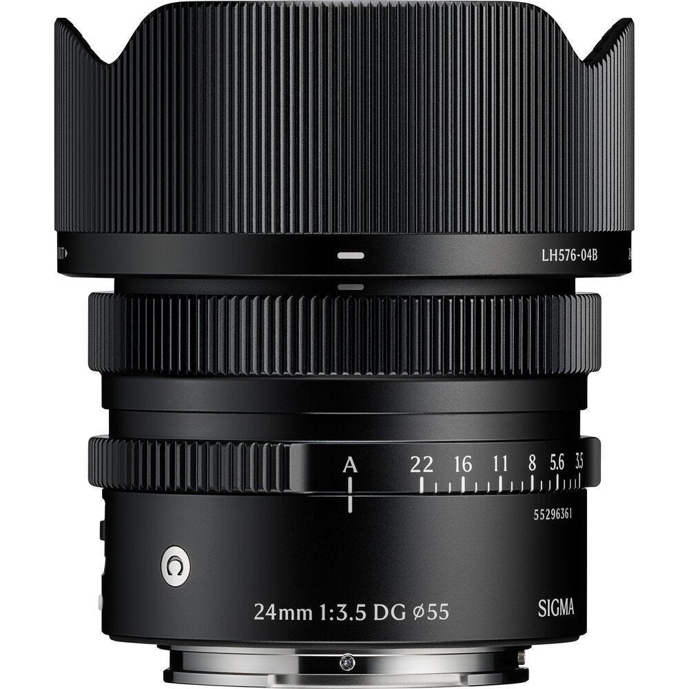 Open Box Sigma 24mm f/3.5 DG Contemporary Lens - Sony E-Mount Black