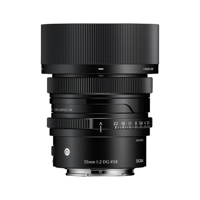 Sigma 35mm f/2 DG Contemporary Lens - Sony E-mount Black 