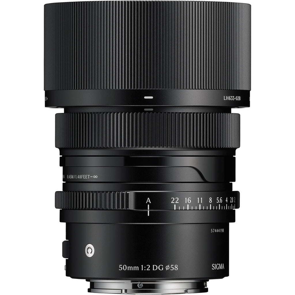 Sigma 50mm f/2 DG Contemporary Lens - Sony E-mount Black