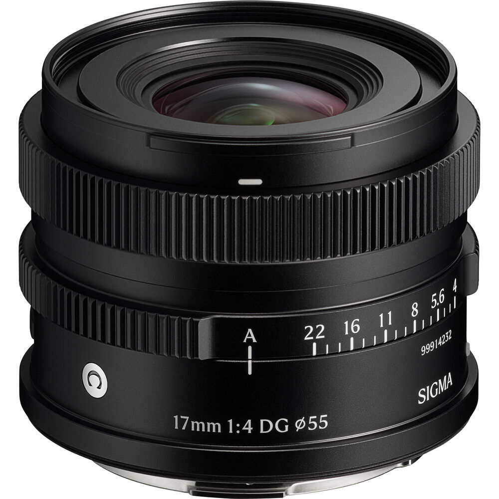 Sigma 17mm f/4 DG Contemporary Lens - L-mount Black