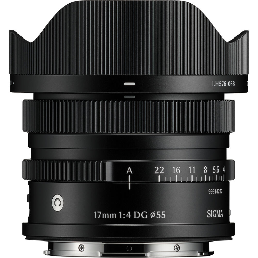 Sigma 17mm f/4 DG Contemporary Lens - L-mount Black