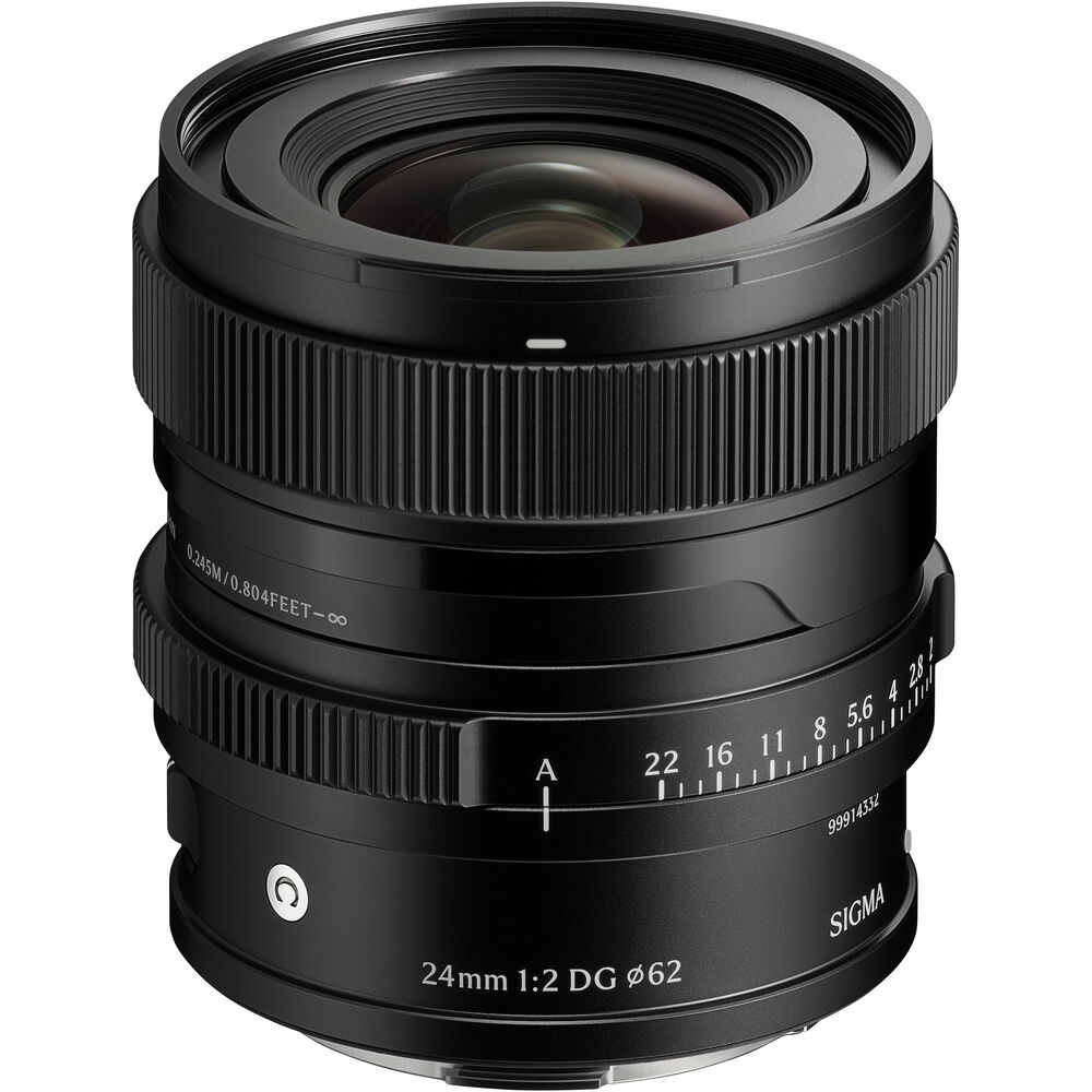 Sigma 24mm f/2 DG Contemporary Lens - L-mount Black 