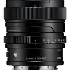 Sigma 24mm f/2 DG Contemporary Lens - L-mount Black 