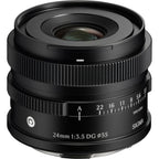Sigma 24mm f/3.5 DG Contemporary Lens - L-mount Black 