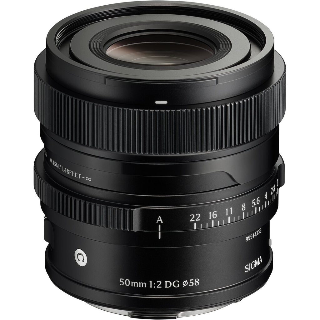 Sigma 50mm f/2 DG Contemporary Lens - L-mount Black
