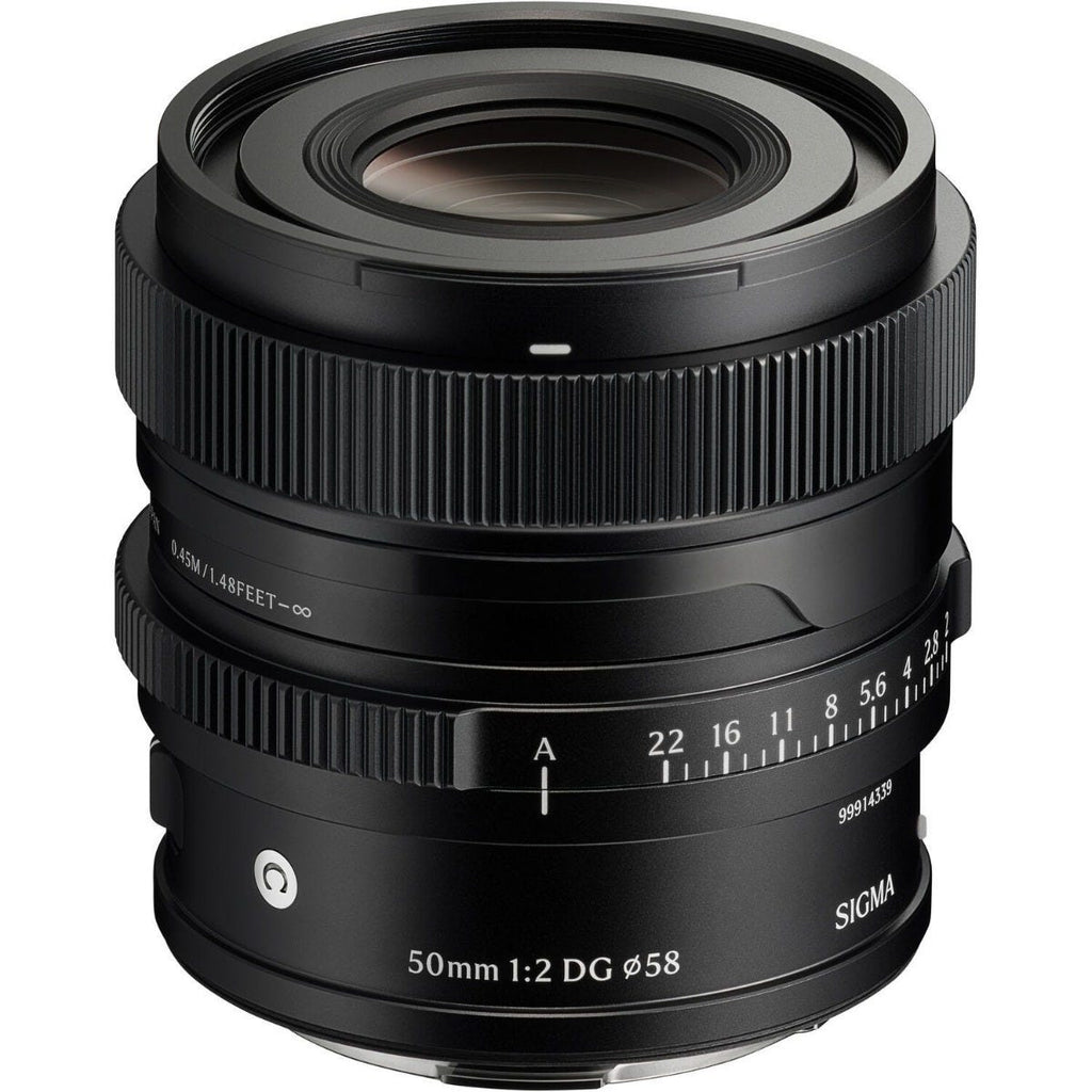 Open Box Sigma 50mm f/2 DG Contemporary Lens / L-Mount Black