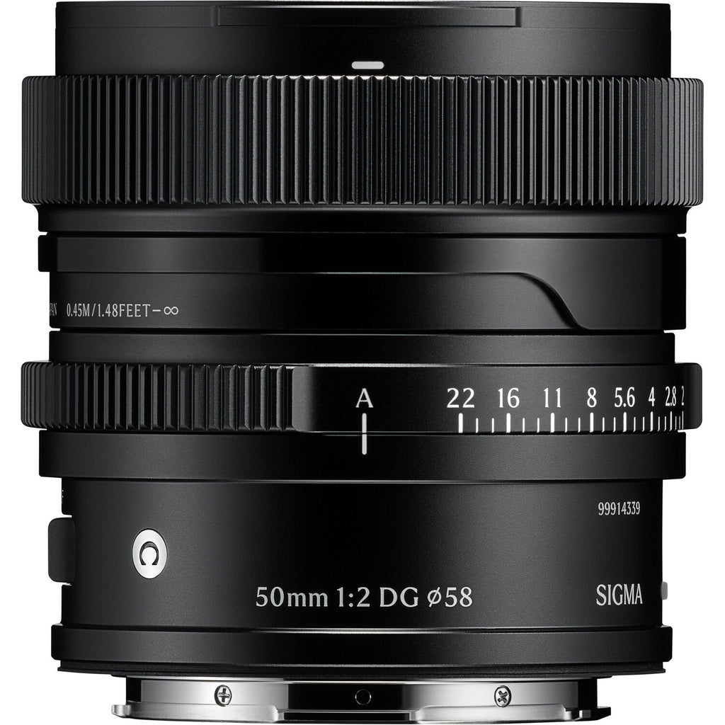 Sigma 50mm f/2 DG Contemporary Lens - L-mount Black