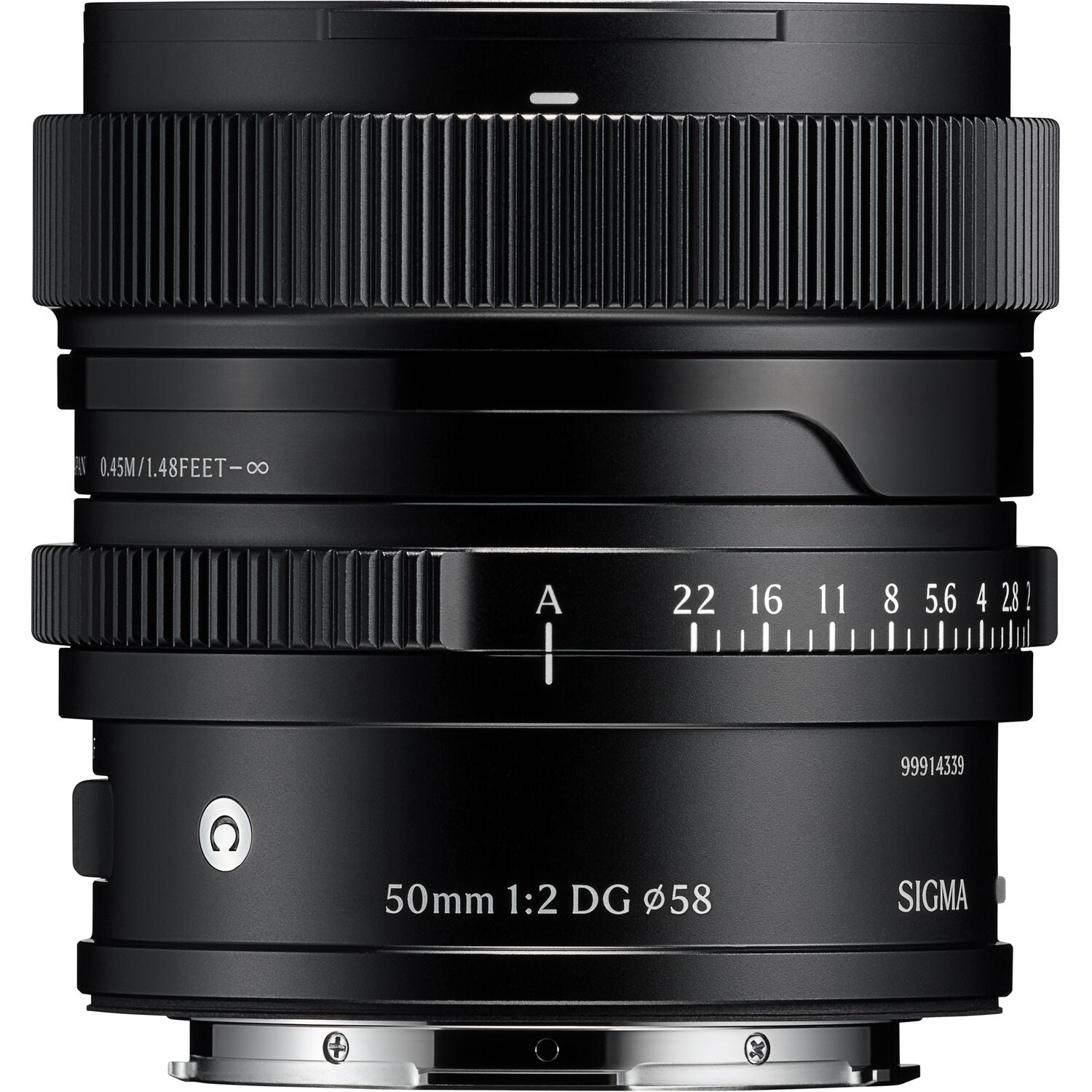 Sigma 50mm f/2 DG Contemporary Lens - L-mount Black