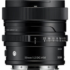 Open Box Sigma 50mm f/2 DG Contemporary Lens / L-Mount Black