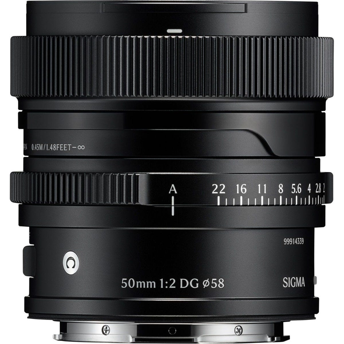 Open Box Sigma 50mm f/2 DG Contemporary Lens / L-Mount Black