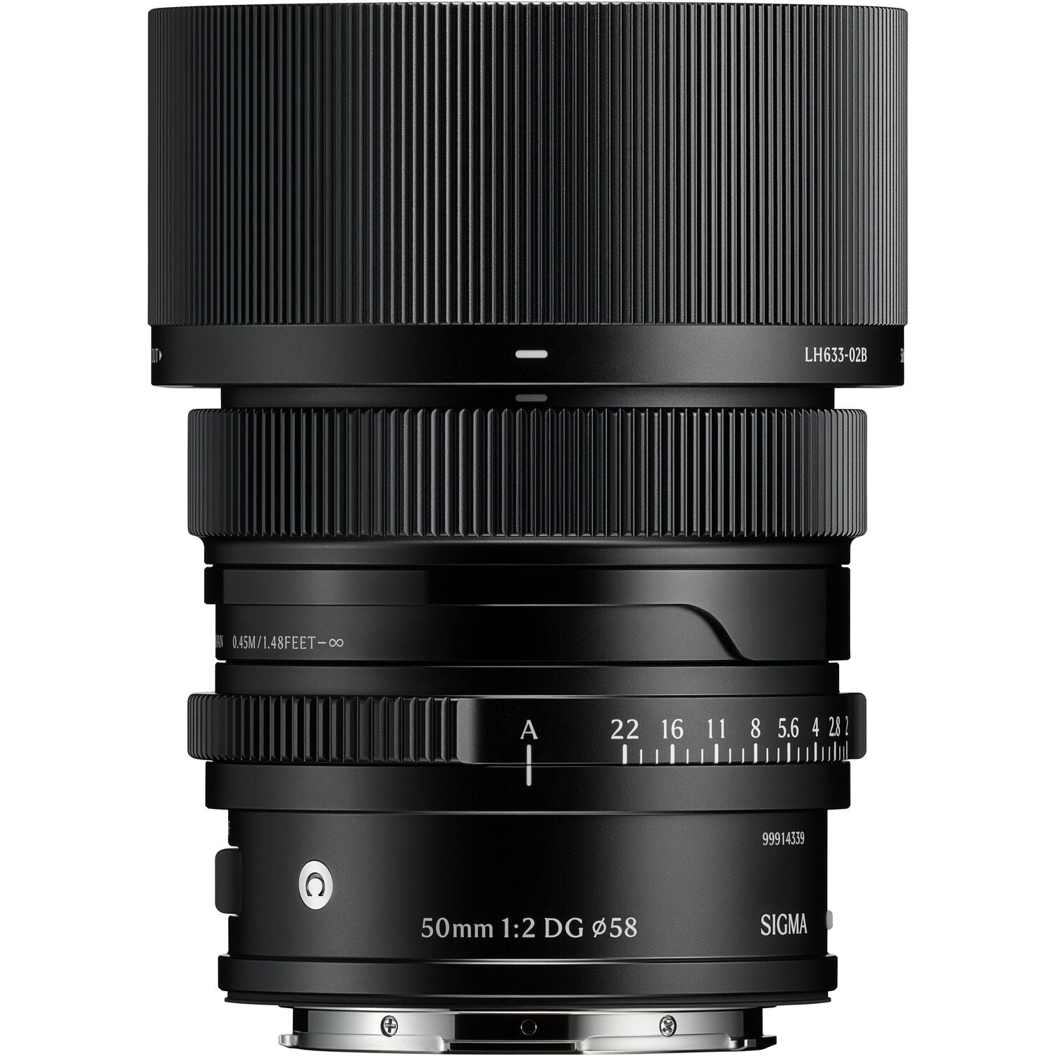 Sigma 50mm f/2 DG Contemporary Lens - L-mount Black