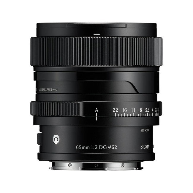 Sigma 65mm f/2 DG Contemporary Lens - L-mount Black 