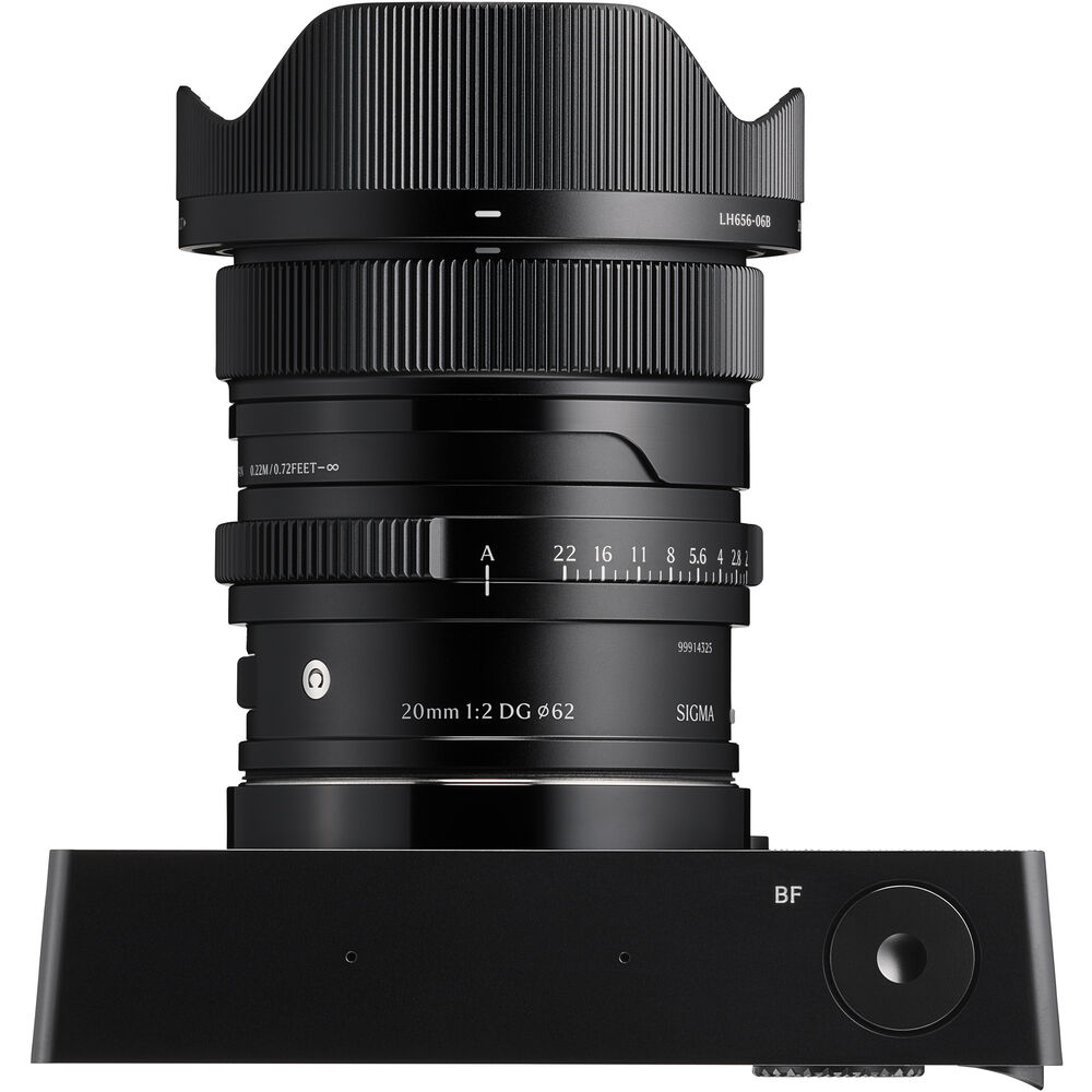 Sigma 20mm f/2 DG Contemporary Lens - L-mount Black 