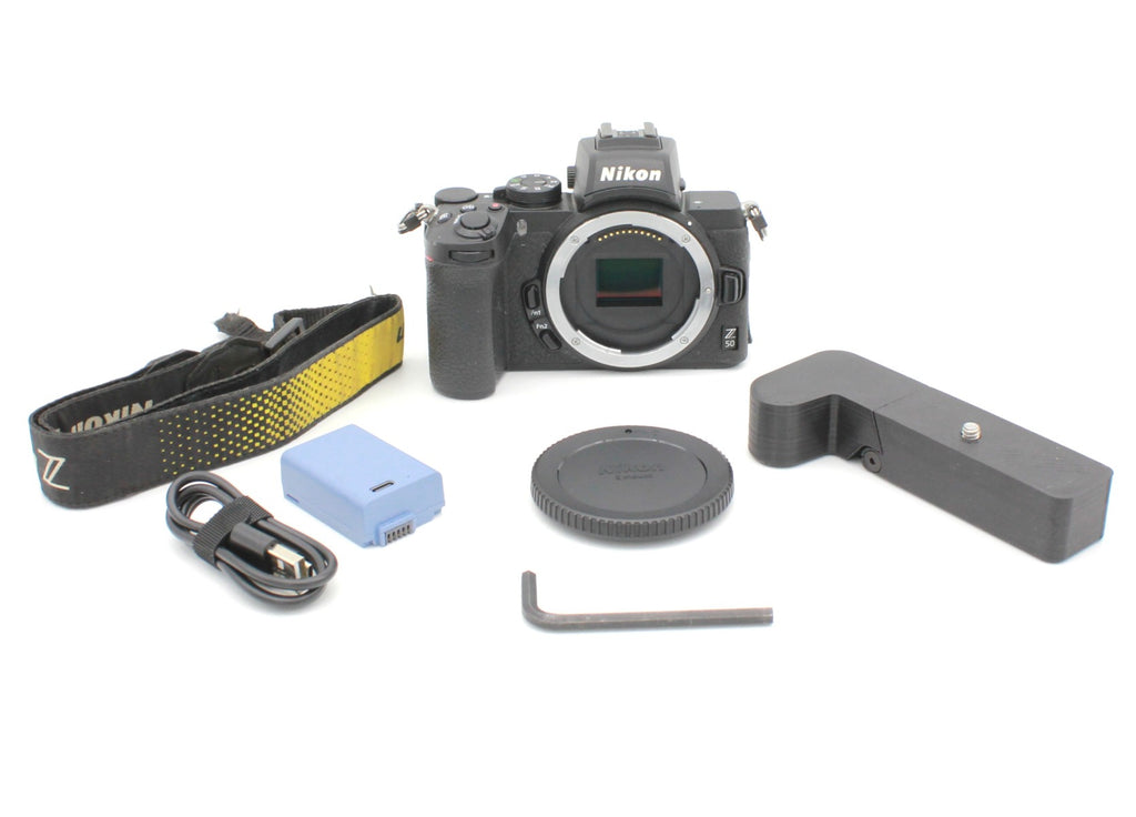 Used Nikon Z50 Body Only with a Generic Battery Grip (Read) SN: 7406082