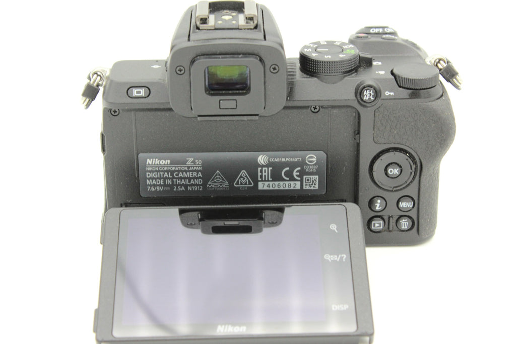 Used Nikon Z50 Body Only with a Generic Battery Grip (Read) SN: 7406082
