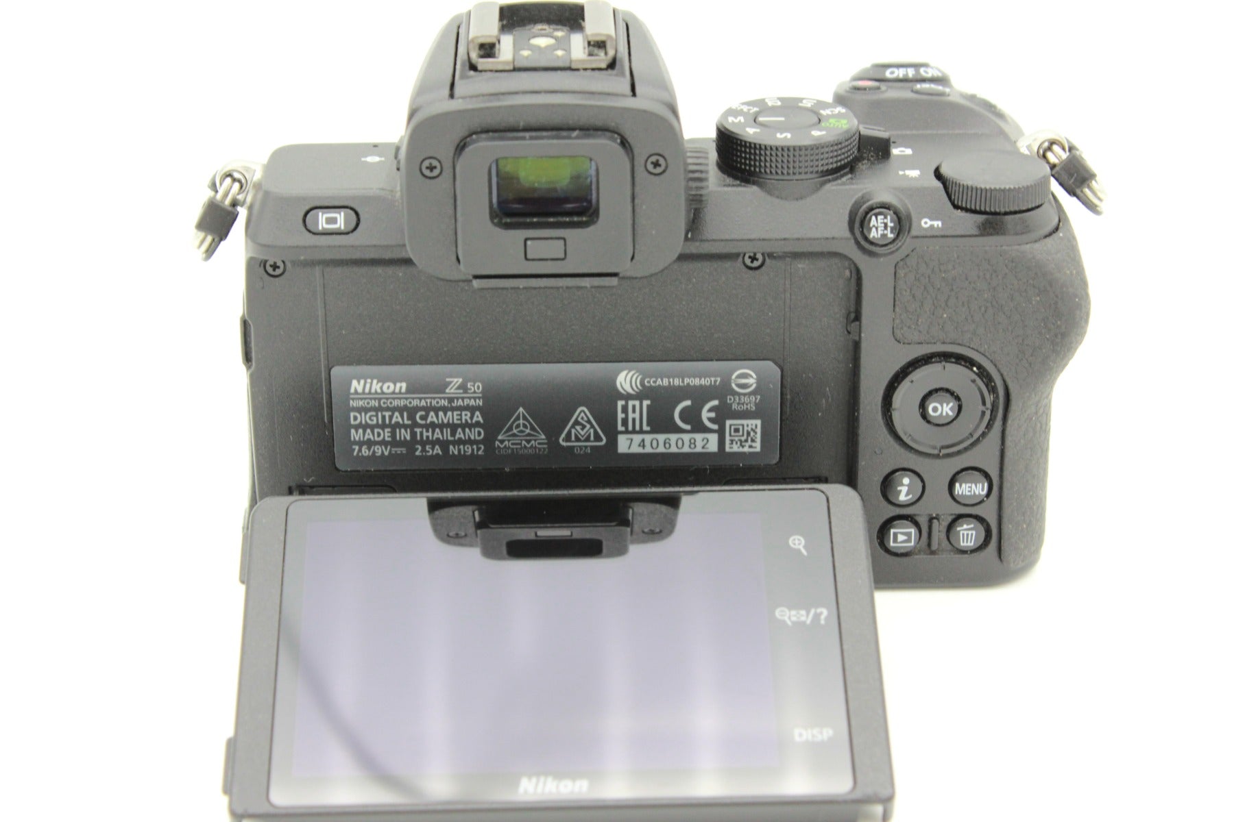 Used Nikon Z50 Body Only with a Generic Battery Grip (Read) SN: 7406082