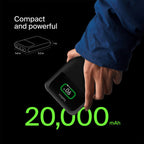 Belkin BoostCharge Pro 20K mAh 3 Port Laptop Power Bank (Black) 