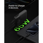 Belkin BoostCharge Pro 20K mAh 3 Port Laptop Power Bank (Black) 
