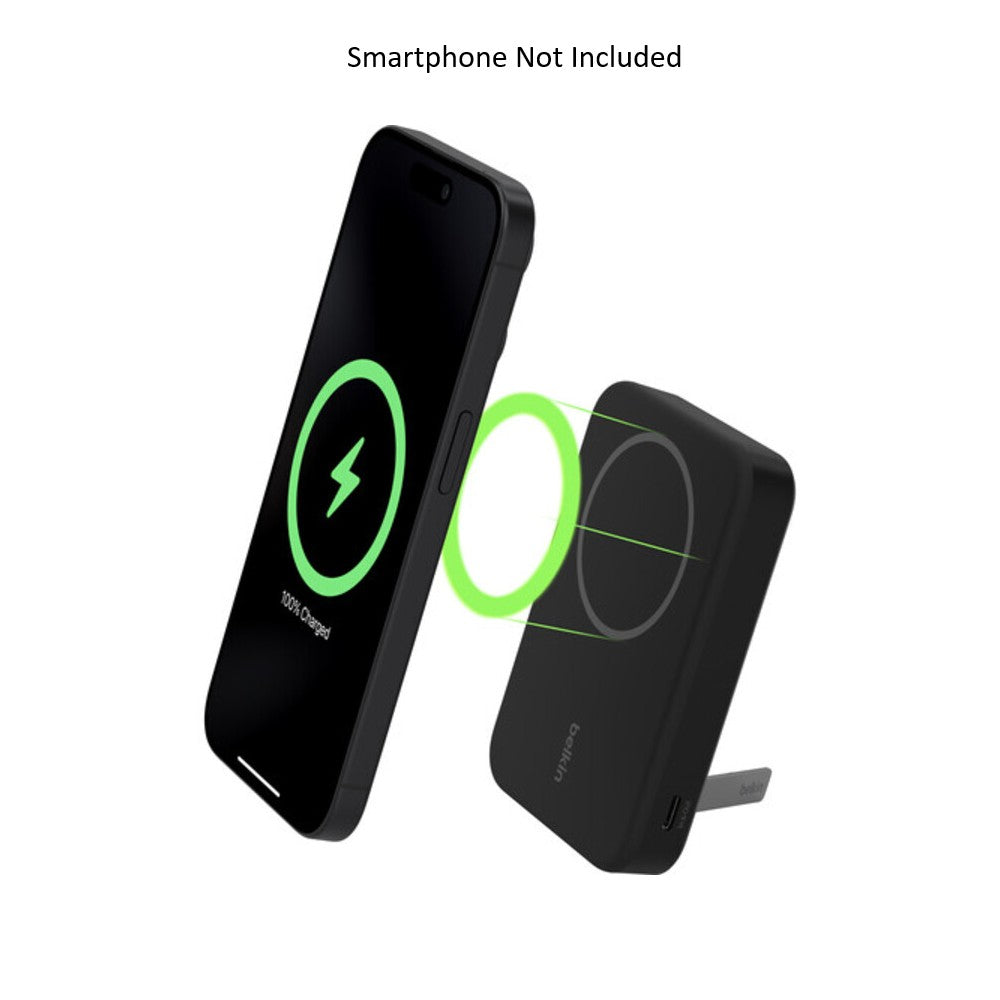 Belkin BoostCharge Pro 8K mAh Magnetic Power Bank with Qi2 (Black)