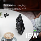 Belkin BoostCharge Pro 10K mAh Magnetic Power Bank with Qi2 (Black) 