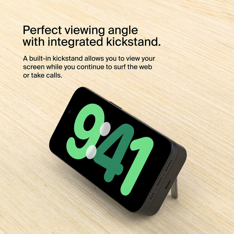 Belkin BoostCharge Pro 10K mAh Magnetic Power Bank with Qi2 (Black) 