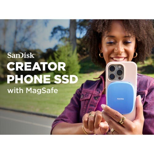 SanDisk Creator Phone 1TB USB 3.2 Gen 2 External SSD