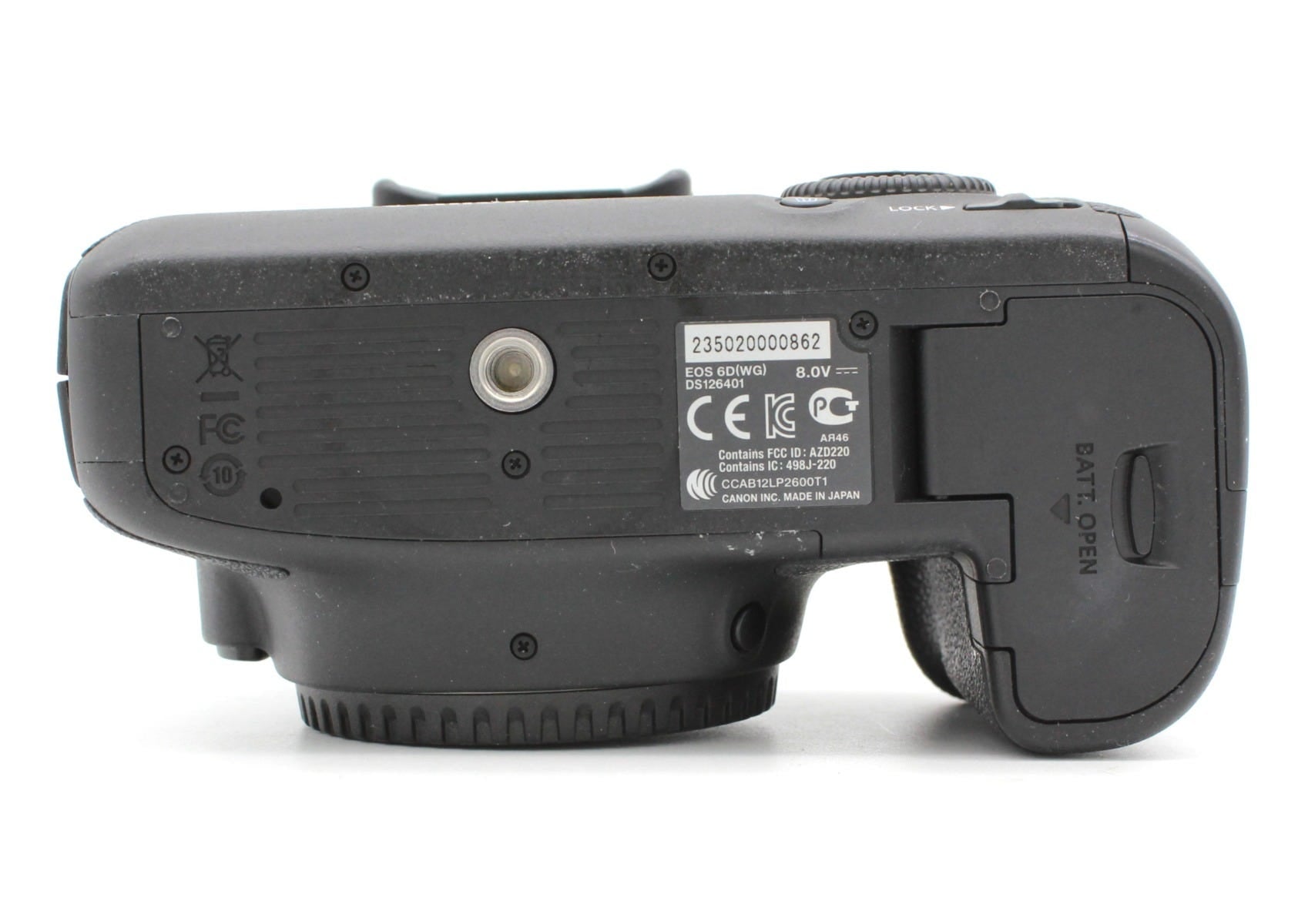 Used Canon EOS 6D Body with EF 24-105mm Zoom Kit S/N 235020000862