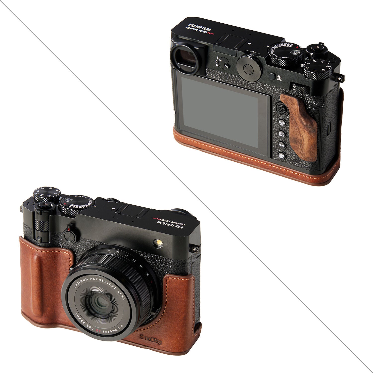 SmallRig Leather Case Kit for FUJIFILM GFX100RF (Brown) 5268 