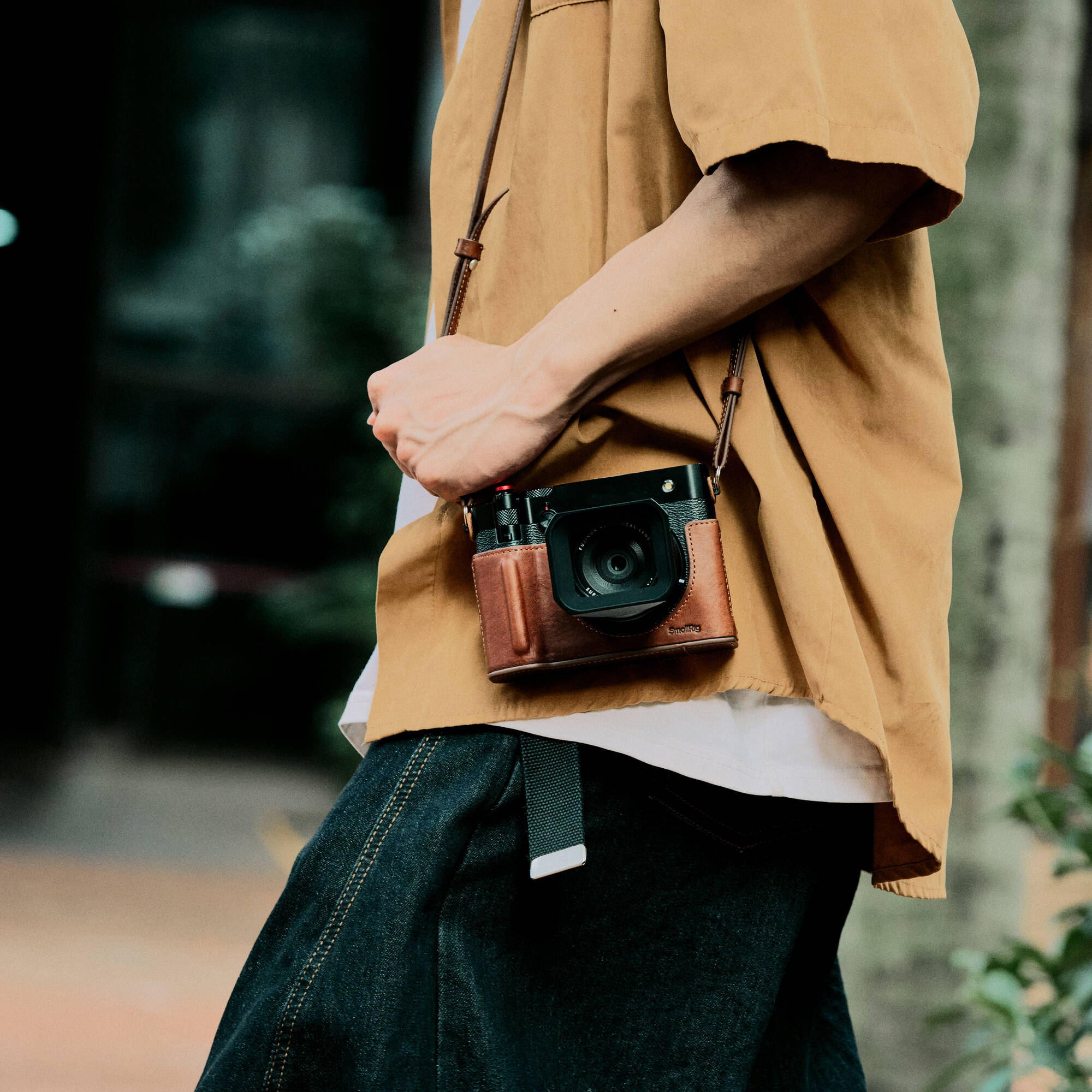 SmallRig Leather Case Kit for FUJIFILM GFX100RF (Brown) 5268 