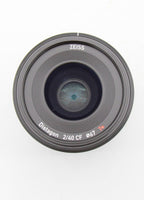 Used Zeiss Batis 40mm f2 CF (SONY) S/N: 60147451