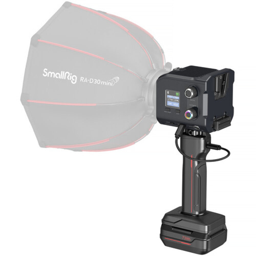 SmallRig RC 100C COB LED Video Light Kit (Ink Blue / With Battery Grip Handle) 5383