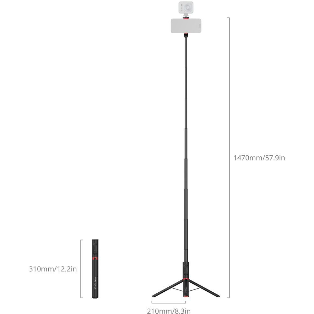 SmallRig x Drex Lee Boom Selfie Stick ST30 LiteBlack5292