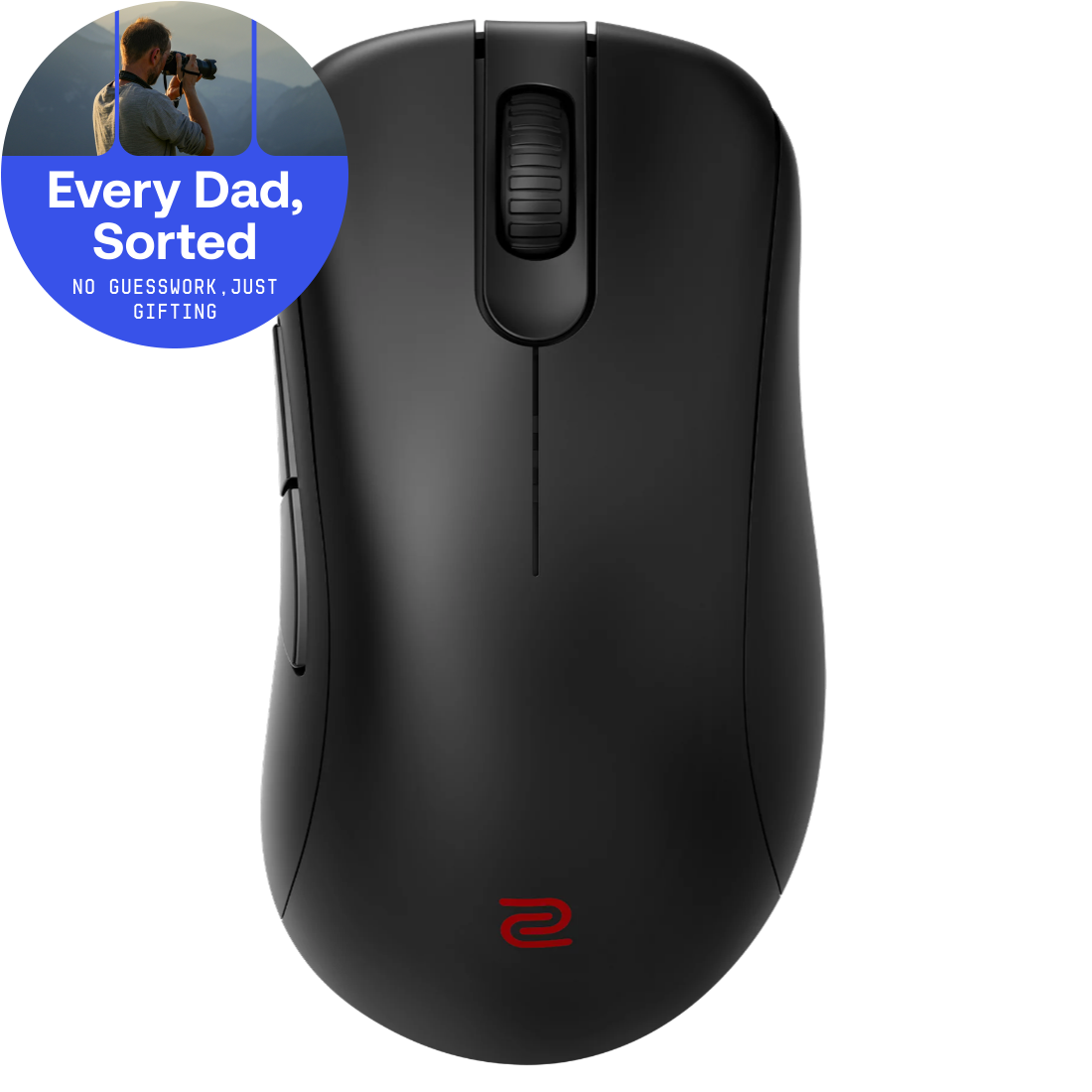 BenQ ZOWIE EC1-DW 4K Wireless Mouse For Esports (Large) (Black)