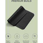 Satechi Vegan-Leather Premium Mouse Pad (Black) 