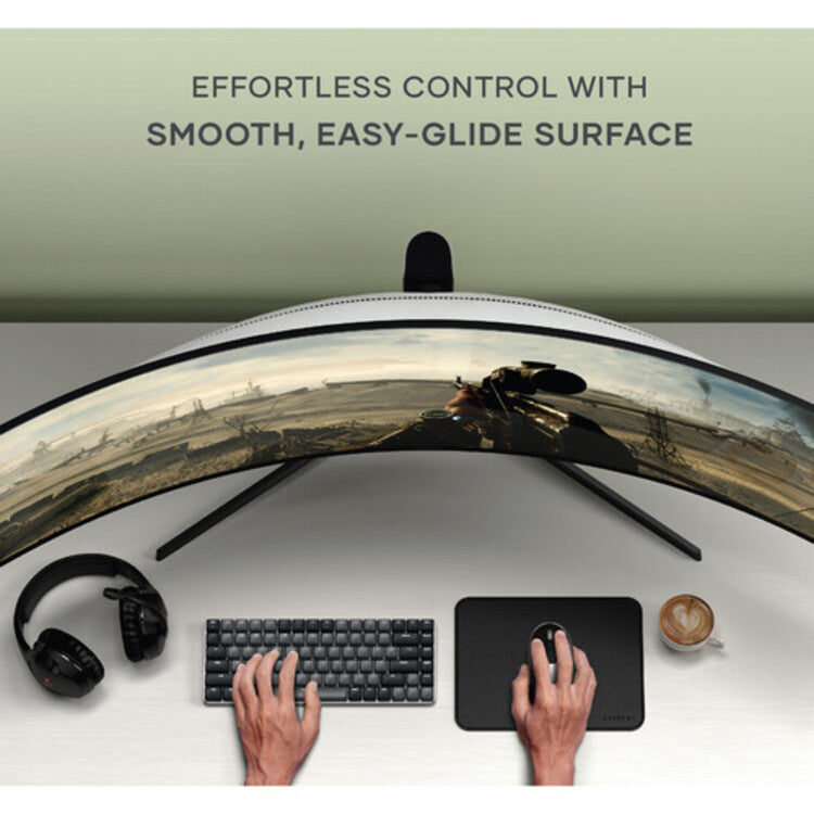 Satechi Vegan-Leather Premium Mouse Pad (Black) 