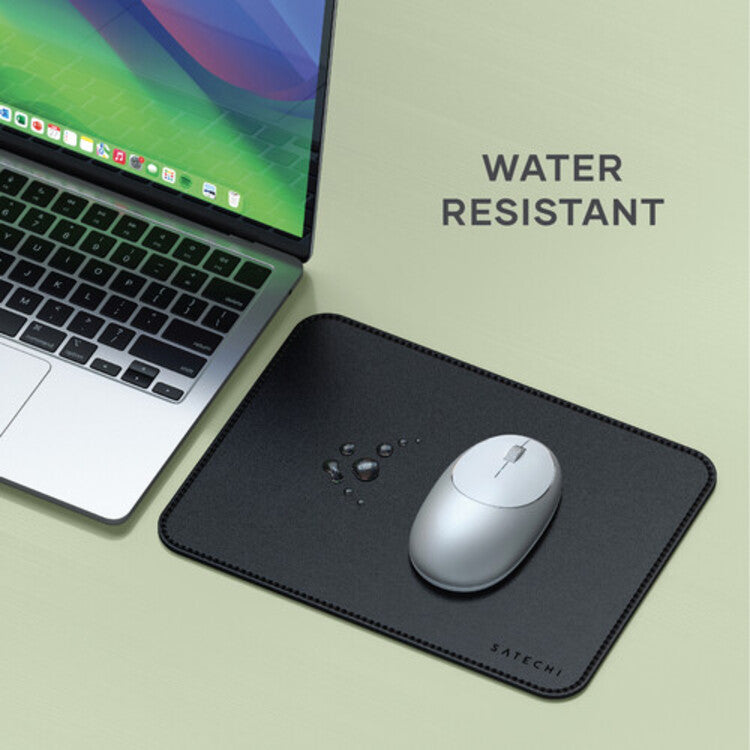 Satechi Vegan-Leather Premium Mouse Pad (Black) 