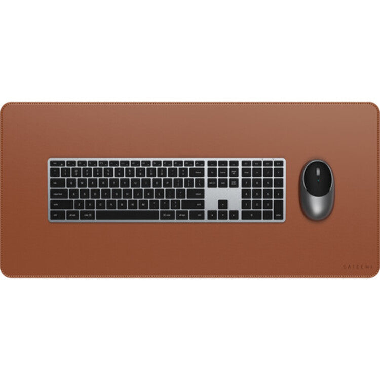 Satechi Vegan-Leather Premium Desk Mat (Brown)