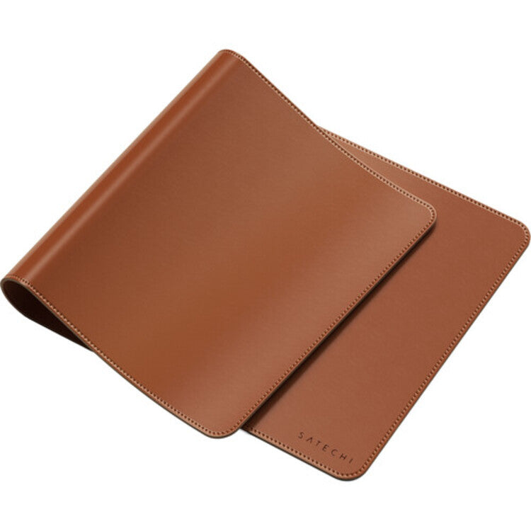 Satechi Vegan-Leather Premium Desk Mat (Brown)