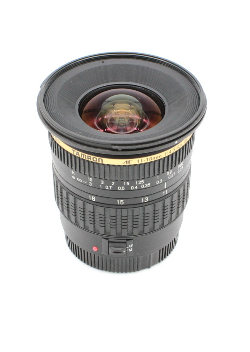 Used Tamron SP AF 11-18mm F4.5-5.6 IF Canon EF-S (APS-C)   S/N 013426