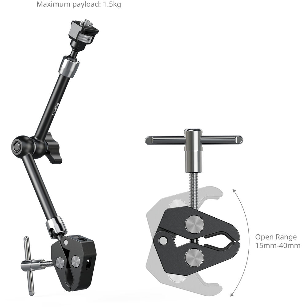 SmallRig Magic Arm with Crab-Shaped Clamp (11") 5311
