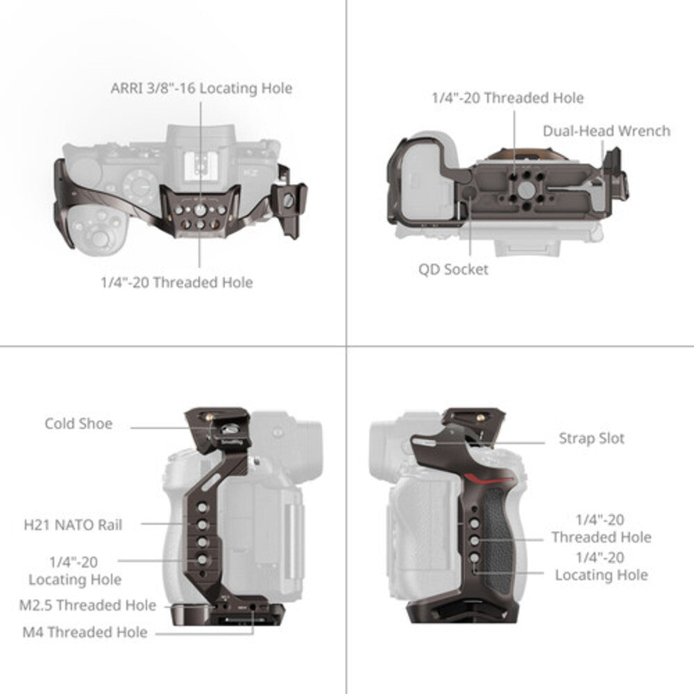 SmallRig Night Eagle Cage for Nikon Z5 / Z5II / Z6 / Z6II / Z7 / Z7II 5258