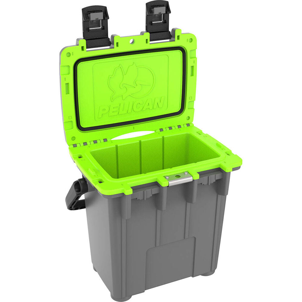 Pelican 20QT Elite Cooler - Dark Gray - Green