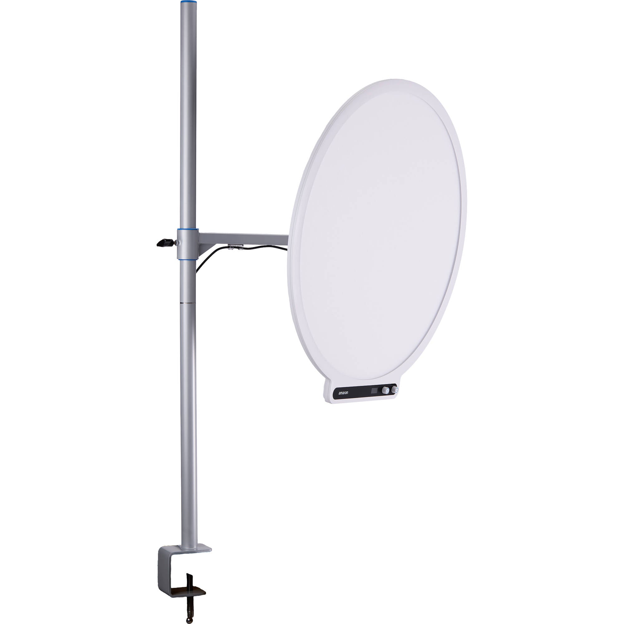 Amaran Verge Desk Clamp Stand - Silver