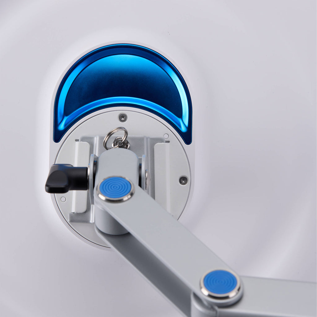 Amaran Verge Desk Clamp Stand - Silver