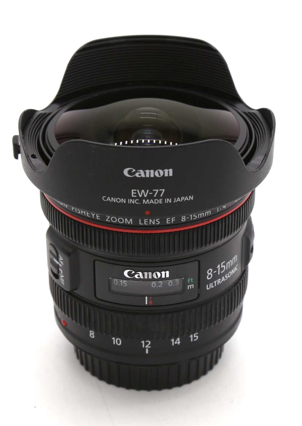 Parts Only Canon EF 8-15mm f/4 - Not Working - Shows "Err 01" SN:1974000704
